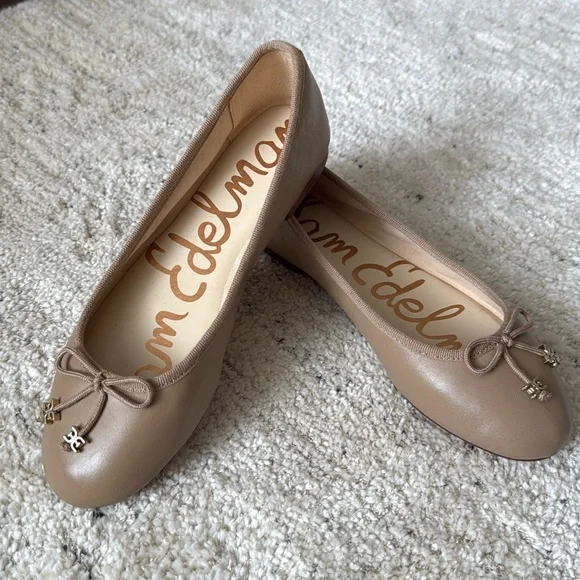 Sam Edelman Ballet Flats with Signature SE Bow Accent Size 7 New Never Worn - Picture 4 of 11